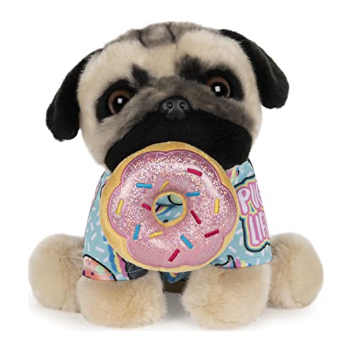 ガンド GUND ぬいぐるみ 即物的 お世話 GUND Doug The Pug Donut Dog Stuffed Animal Plush, 9\"ガンド GUND ぬいぐるみ 即物的 お世話"