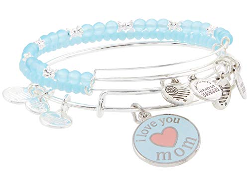 人気ブランド 楽天市場 アレックスアンドアニ アメリカ アクセサリー ブランド かわいい 送料無料 Alex And Ani I Love You Mom Bracelet Set Of 3 Silver Blue Pink One Sizeアレックスアンドアニ アメリカ アクセサリー ブランド かわいい Angelica 訳あり