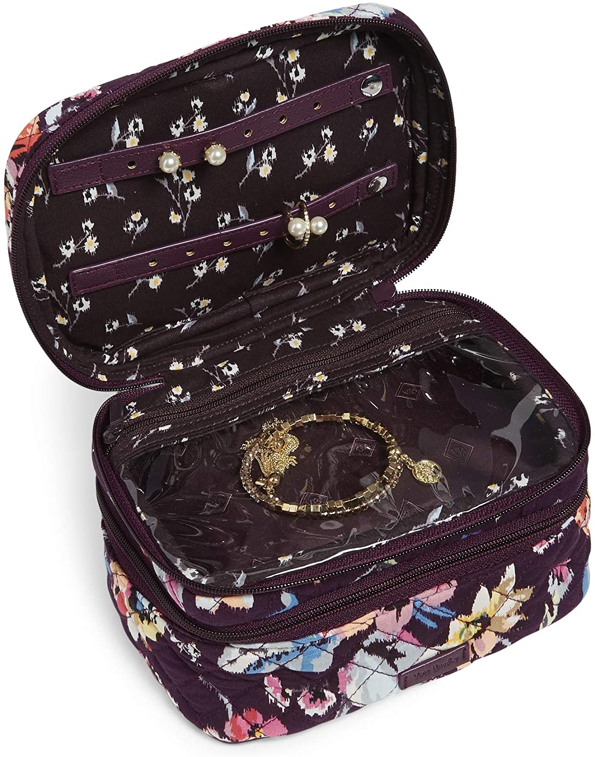 楽天ランキング1位 ヴェラブラッドリー ベラブラッドリー アメリカ フロリダ州マイアミ 日本未発売 Vera Bradley Signature Cotton Jewelry Organizer Train Case Indiana Roseヴェラブラッドリー ベラブラッドリー アメリカ フロリダ州マイアミ 日本未発売 保存版