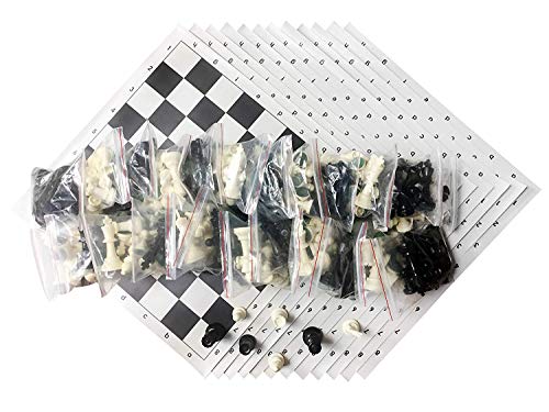 ゲーム盤力くらべ 英語 亜米利加 外国で力くらべ WE Games Tournament Chess Set ? Chess Board for Adults with 34 Pieces, Roll-Up Vinyl Board, Accessories \u0026 Travel Bag - Set of 12, Black \u0026 Whiteゲーム盤力くらべ 英語 亜米利加 外国で力くらべ