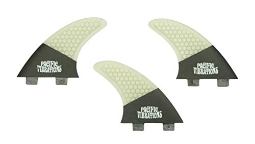 マリンスポーツ Vibrations フィン Am1 Pacific Surfboard Surfboard Channel Core サーフィン Wrapped 送料無料 Fins Al Merrick Islands Template Medium Size Fcs Base Carbon Fiber Wrapped Base Honeycomb Core Clear Tri Thruster 3 Finsサーフィン