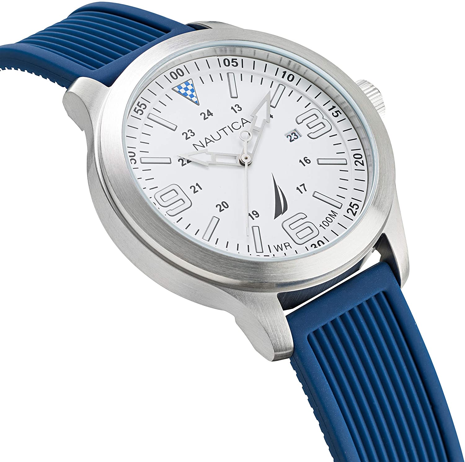 高知インター店 腕時計 ノーティカ メンズ Nautica Men S Point Loma Stainless Steel Japanese Quartz Watch With Silicone Strap Blue Model Nappls013 腕時計 ノーティカ メンズ 数量限定 特売 Beta Maggenta Com Br