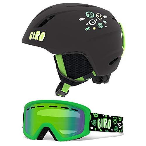 代引不可 スノーボード ウィンタースポーツ 海外モデル ヨーロッパモデル アメリカモデル 送料無料 Giro Launch Kids Snow Helmet Goggle Combo Matte Black Alien Alien Flash Sm 52 55 スノーボード ウィンタースポーツ 海外モデル ヨーロッパモデル アメリカ