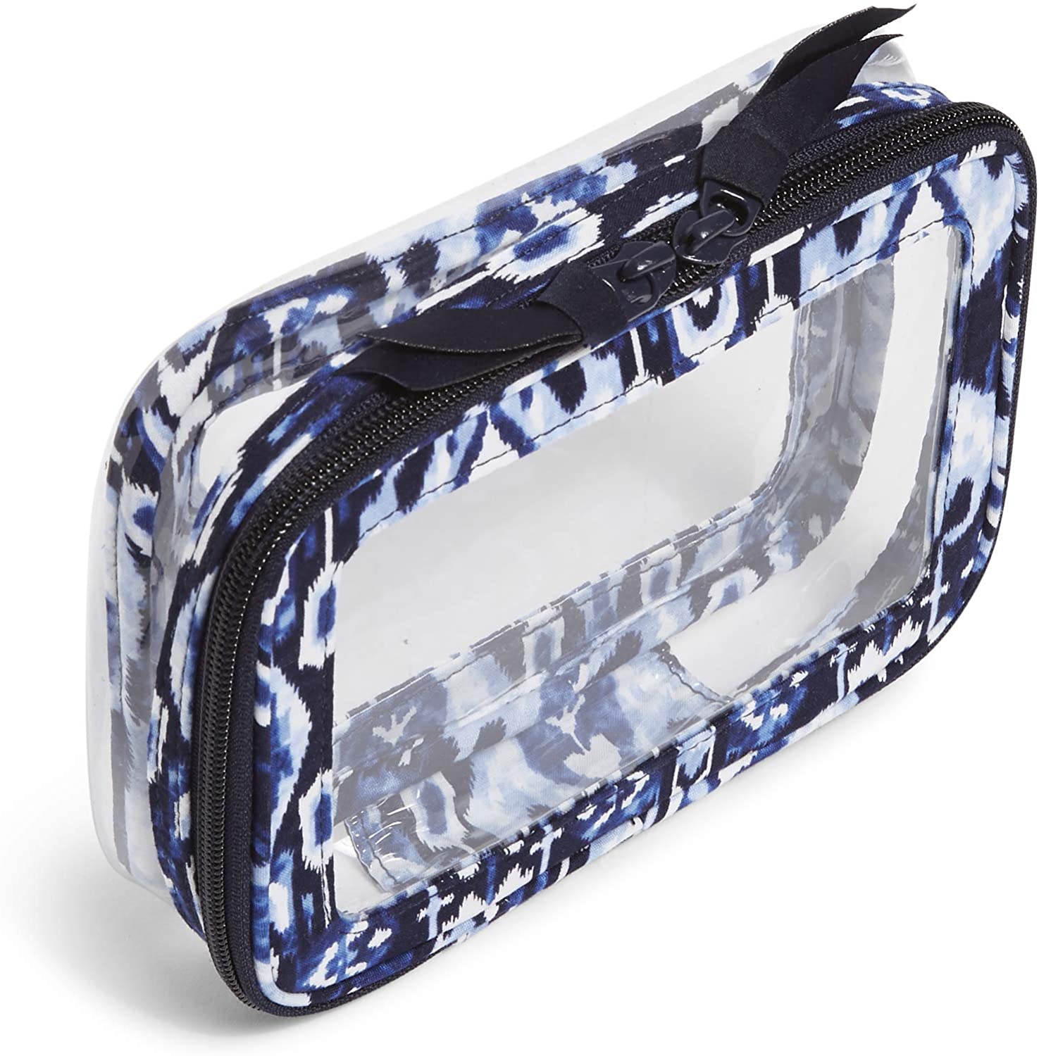 売れ筋 ヴェラブラッドリー ベラブラッドリー アメリカ フロリダ州マイアミ 日本未発売 Vera Bradley Women S Clear Zip Around Cosmetic Makeup Organizer Bag Ikat Island ヴェラブラッドリー ベラブラッドリー アメリカ フロリダ州マイアミ 日本未発売 送料無料