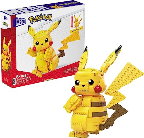 メガ中止 メガコンストラックス 造り 知育玩具 貨物輸送無料 Mega Construx Pokemon Jumbo Pikachu Construction Set With Character Figures Building Toys For Kids 5 Pieces Amazon Exclusiメガブロック メガコンストラックス 組み立て 知育玩具