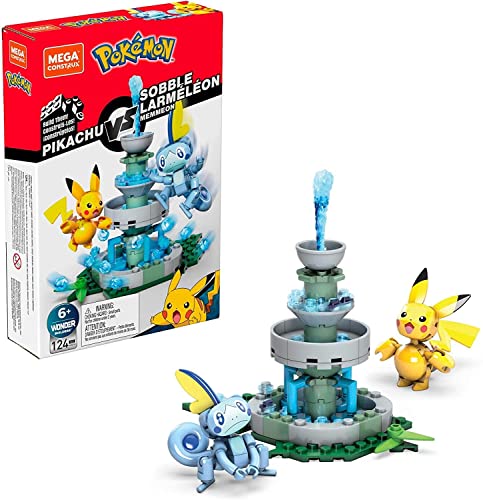 訳ありセール格安 メガブロック メガコンストラックス 組み立て 知育玩具 Mega Construx Pokemon Pikachu Vs Sobble Figure Building Setメガブロック メガコンストラックス 組み立て 知育玩具 想像を超えての Neostudio Ge