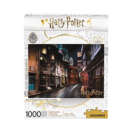 ジグソーパズル 海外製 アメリカ AQUARIUS Harry Potter 1000 Piece Jigsaw Puzzle, Diagon Alley Wizarding World Movie Puzzle 20x28 Inch Collectible Merchandise Gift for Teens and Adultsジグソーパズル 海外製 アメリカ|angelica