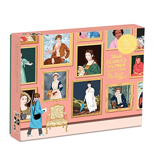 ジグソーパズル 海外製 アメリカ Galison Herstory Museum Puzzle, 1,000 Pieces, 20” x 27” ? Jigsaw Puzzle Featuring Empowering Artwork from Ana San Jose with Shiny, Foil Accents ? Thick, Sturdy Pieces, Great Gift Iジグソーパズル 海外製 アメリカ|angelica