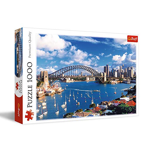 ジグソーパズル 海外製 アメリカ TREFL 1000 Piece Jigsaw Puzzles, Port Jackon, Syndey Australia Puzzle, Puzzle of Sydney Harbour Bridge, Adult Puzzles, Trefl 10206ジグソーパズル 海外製 アメリカ｜angelica