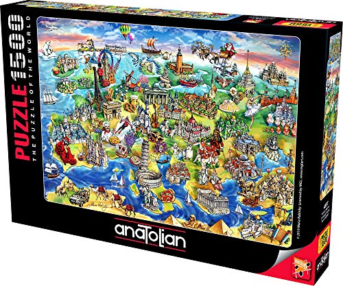 ジグソーパズル 海外製 アメリカ Anatolian Puzzle - European World, 1500 Piece Jigsaw Puzzle, #4557ジグソーパズル 海外製 アメリカ｜angelica