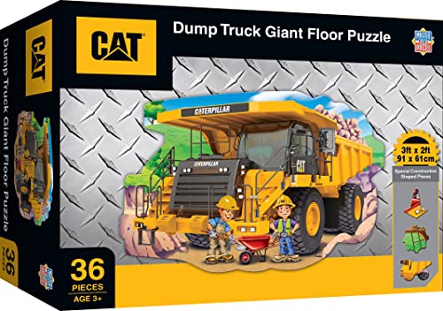ジグソーパズル 海外製 アメリカ MasterPieces Floor Puzzle - Jumbo Size 36 Piece Jigsaw Puzzle for Kids - Caterpillar Dump Truck Tractor - 3ftx2ftジグソーパズル 海外製 アメリカ|angelica