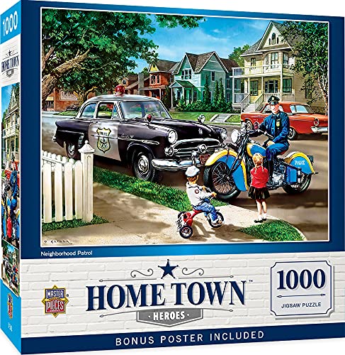 ジグソーパズル 海外製 アメリカ MasterPieces 1000 Piece Jigsaw Puzzle for Adults, Family, or Youth - Neighborhood Patrol - 19.25"x26.75"ジグソーパズル 海外製 アメリカ｜angelica