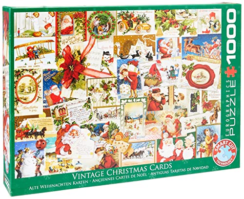 ジグソーパズル 海外製 アメリカ EuroGraphics Vintage Christmas Cards Puzzle (1000 Piece), 6000-0784ジグソーパズル 海外製 アメリカ|angelica
