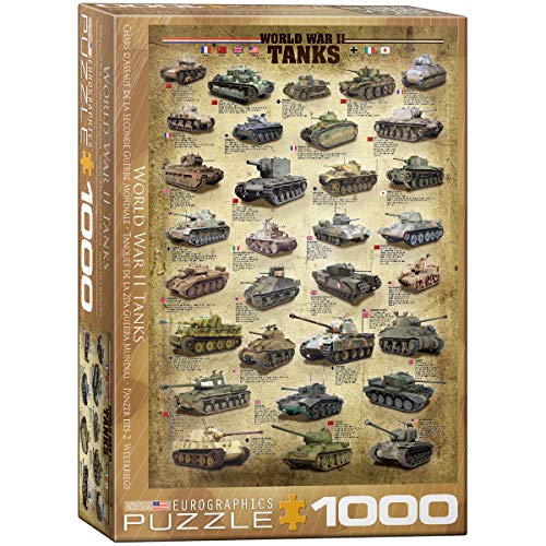 ジグソーパズル 海外製 アメリカ EuroGraphics Tanks of WWII 1000 Piece Puzzle , Brownジグソーパズル 海外製 アメリカ|angelica