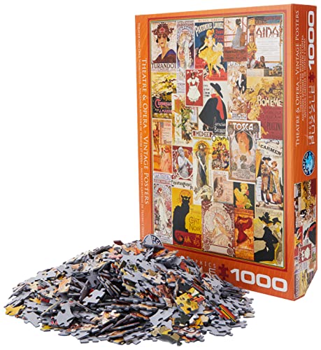 ジグソーパズル 海外製 アメリカ EuroGraphics Opera & Theater Vintage Collage Puzzle (1000 Pieces) (6000-0935)ジグソーパズル 海外製 アメリカ｜angelica