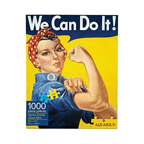 ジグソーパズル 海外製 アメリカ Aquarius Smithsonian Rosie the Riveter 1000 Piece Jigsaw Puzzle, 10"ジグソーパズル 海外製 アメリカ｜angelica