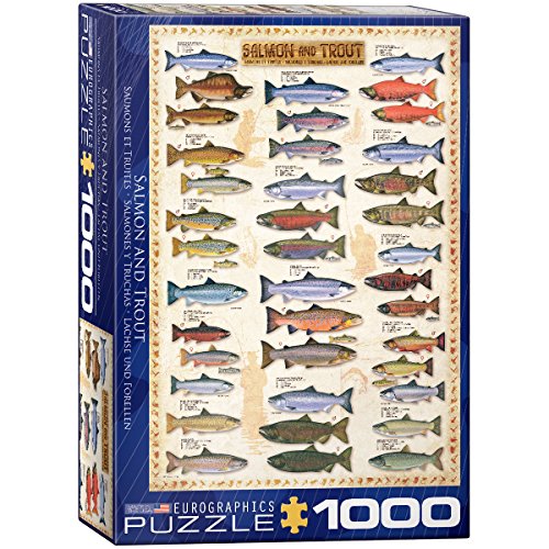 ジグソーパズル 海外製 アメリカ Eurographics Salmon and Trout 1000-Piece Puzzleジグソーパズル 海外製 アメリカ|angelica