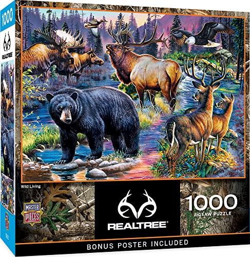 ジグソーパズル 海外製 アメリカ MasterPieces 1000 Piece Jigsaw Puzzle for Adults, Family, or Youth - Wild Living - 19.25"x26.75"ジグソーパズル 海外製 アメリカ|angelica