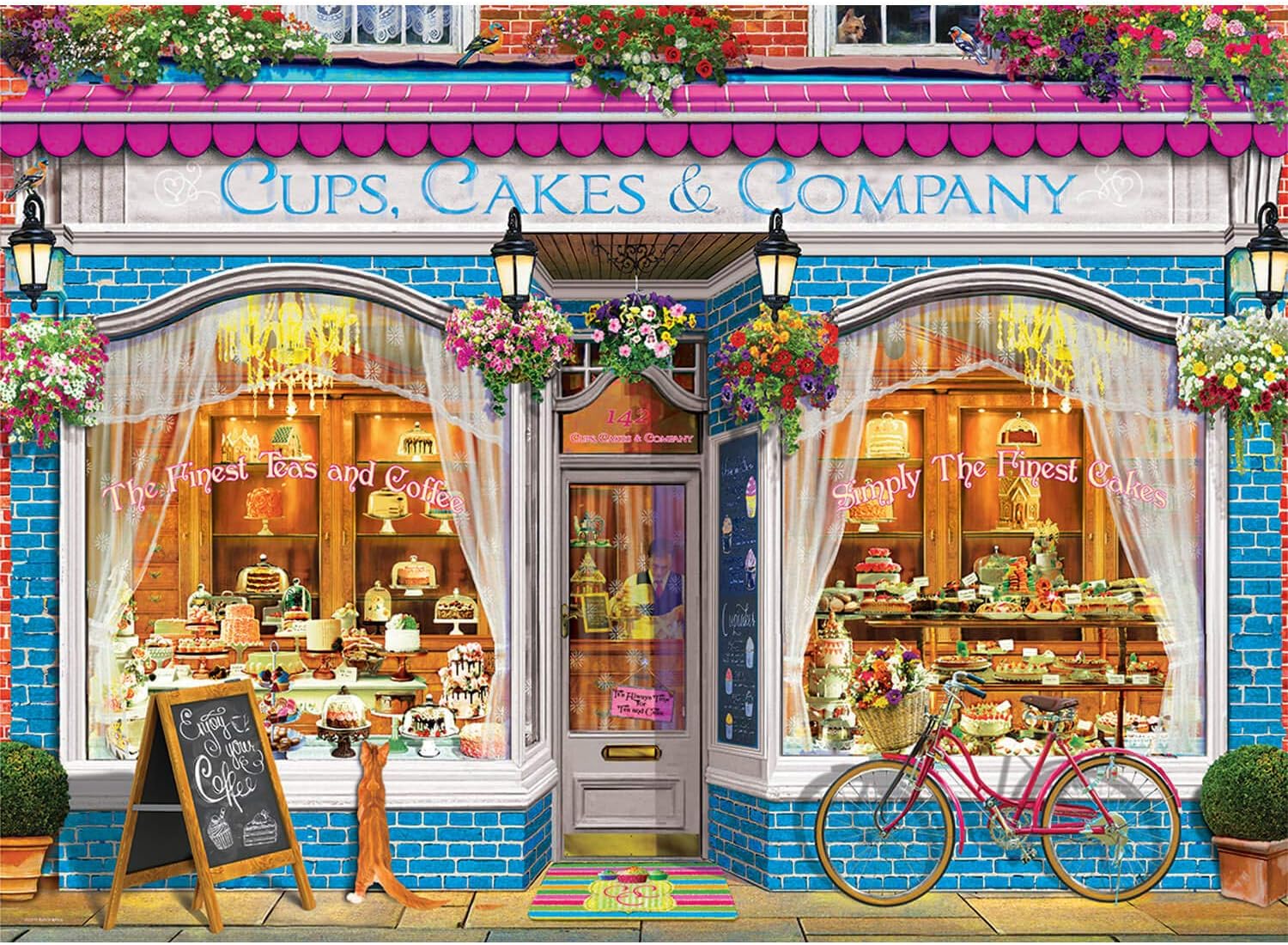 ジグソー謎々 外国で製 送料無料 Eurographics Cups Cakes Company By Garry Walton 1000 Piece Puzzleジグソーパズル 海外製 アメリカ Vned Org