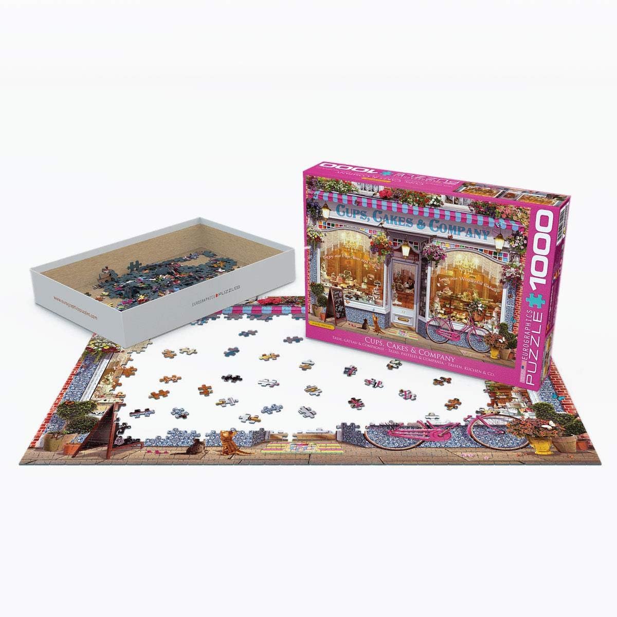 ジグソー謎々 外国で製 送料無料 Eurographics Cups Cakes Company By Garry Walton 1000 Piece Puzzleジグソーパズル 海外製 アメリカ Vned Org