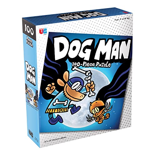 ジグソーパズル 海外製 アメリカ University Games, Dog Man and Cat Kid 100-piece Puzzle. 14 inch by 19 inch Puzzle of Dav Pilkey&rsquo;s Crime Fighting Duo Contains 100 Pieces for challenging Fun. Ages 6 and up.ジグソーパズル 海外製 アメリカ｜angelica