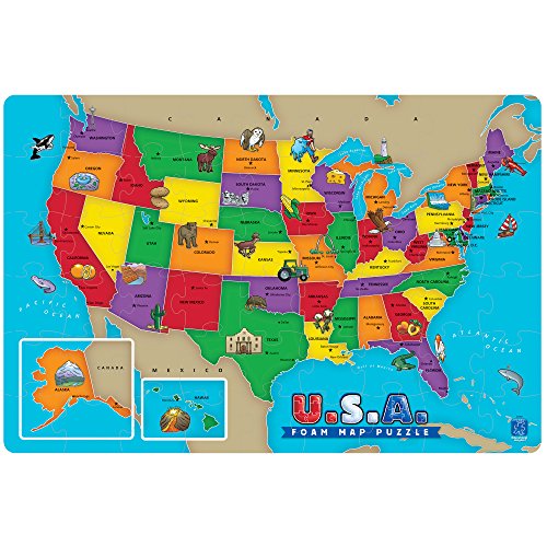 ジグソーパズル 海外製 アメリカ Educational Insights U.S.A. Foam Map Puzzleジグソーパズル 海外製 アメリカ｜angelica 12,663円