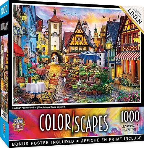 ジグソーパズル 海外製 アメリカ MasterPieces 1000 Piece Jigsaw Puzzle for Adults, Family, Or Youth - Bavarian Flower Market - 19.25"x26.75"ジグソーパズル 海外製 アメリカ|angelica