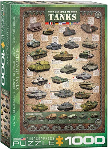ジグソーパズル 海外製 アメリカ EuroGraphics History of Tanks Puzzle (1000-Piece), Multi-Colored (6000-0381)ジグソーパズル 海外製 アメリカ|angelica