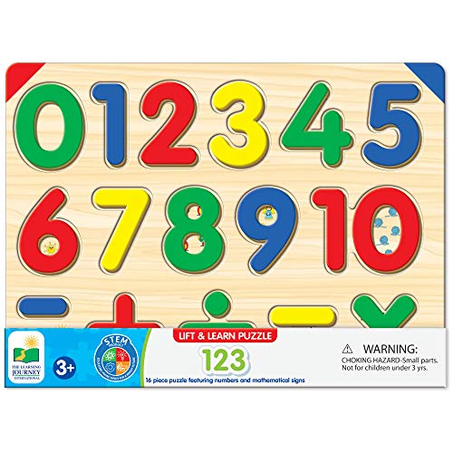 ジグソーパズル 海外製 アメリカ The Learning Journey: Lift & Learn 123 Number Puzzle - Pictures Underneath Each Piece - Learn to Count and Numbers Puzzle (285275)ジグソーパズル 海外製 アメリカ｜angelica