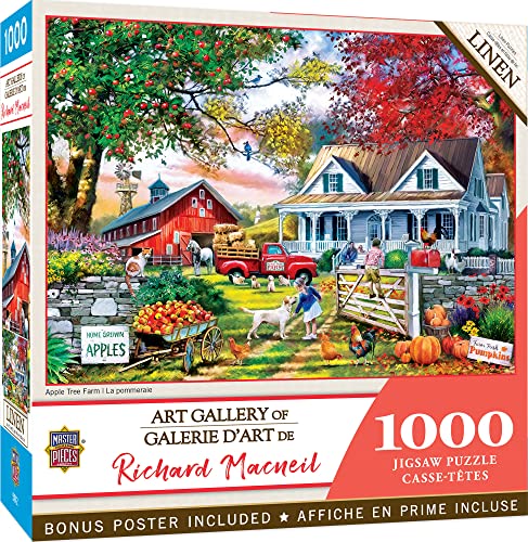 ジグソーパズル 海外製 アメリカ MasterPieces 1000 Piece Jigsaw Puzzle for Adults, Family, Or Youth - Apple Tree Farm - 19.25"x26.75"ジグソーパズル 海外製 アメリカ｜angelica