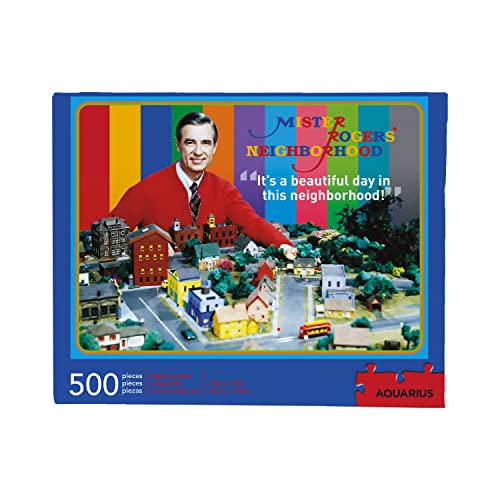 ジグソーパズル 海外製 アメリカ AQUARIUS Mister Rogers Puzzle (500 Piece Jigsaw Puzzle) - Glare Free - Precision Fit - Virtually No Puzzle Dust - Officially Licensed Mister Rogers Merchandise & Collectibles - 14 x 19 Incジグソーパズル 海外製 アメリカ｜angelica