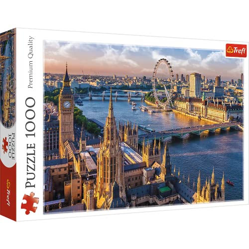 ジグソーパズル 海外製 アメリカ Trefl London 1000 Piece Jigsaw Puzzle Red 27"x19" Print, DIY Jigsaw, Creative Fun, Classic Puzzle for Adults and Children from 14 Years Oldジグソーパズル 海外製 アメリカ｜angelica