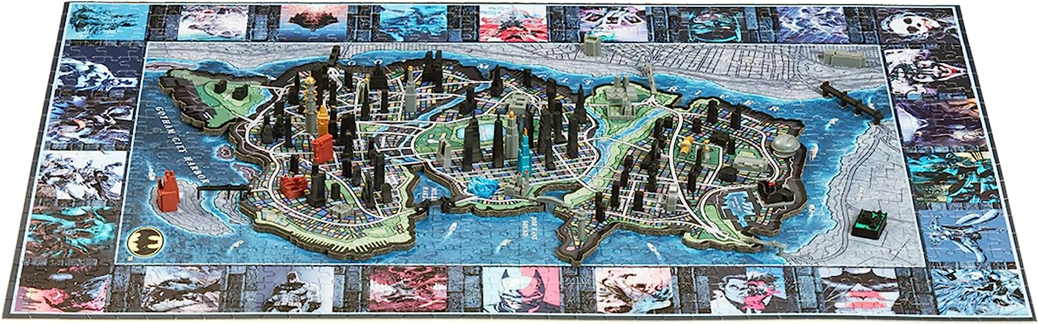 ジグソーパズル 海外製 アメリカ Gotham City Cityscape 4D Time 海外製 アメリカ Batman 3D Mini  Puzzleジグソーパズル パズル 