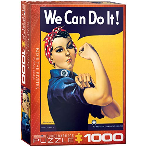 ジグソーパズル 海外製 アメリカ EuroGraphics Rosie The Riveter by Howard Miller 1000 Piece Puzzleジグソーパズル 海外製 アメリカ|angelica