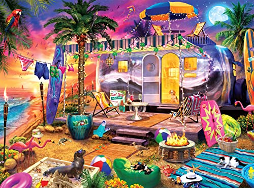 ジグソーパズル 海外製 アメリカ Buffalo Games - Jeff Haynie - Beach Holiday - 1000 Piece Jigsaw Puzzle For Adults -Challenging Puzzle Perfect for Game Nights - Finished Size is 26.75 x 19.75ジグソーパズル 海外製 アメリカ｜angelica