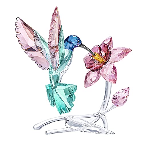 スワロフスキー Swarovski 鼻歌を歌う小鳥 ハチドリ 約15多情多感 5461872 毛の荒物 水晶 室内装飾