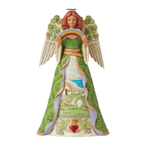 エネスコ Enesco クローバーの翼を持ったエールのエンジェル「仕合わせがあります」 ジム・ショア ハートウッドクリーク 約25浪華節的 6008403 図形 室内装飾 飾りつけ