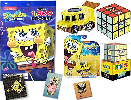 絶対一番安い ホットウィール マテル ミニカー ホットウイール Sea Van Spongebob Yellow Underwater Car Bundled With Sticker Book Character Puzzle Compatible With Rubik S Cube 3 Itemsホットウィール マテル ミニカー ホットウイール 安い購入 Kelulusan Smpn19