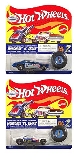 格安 ホットウィール マテル ミニカー ホットウイール Hot Wheels 1995 Vintage Collection Mongoose Vs Snake Complete 2 Car Set W Collector Buttons Mattelホットウィール マテル ミニカー ホットウイール Angelica 最高の Www Globalart In