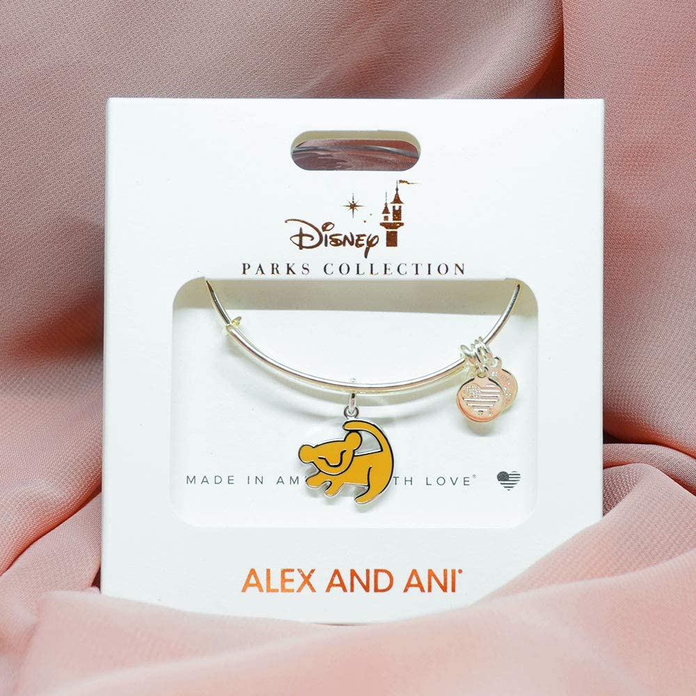 格安 楽天市場 アレックスアンドアニ アメリカ アクセサリー ブランド かわいい 送料無料 Alex And Ani Disney Parks The Lion King Simba Bangle Charm Bracelet Jewelry Gift Silver Finish アレックスアンドアニ アメリカ アクセサリー ブランド かわいい