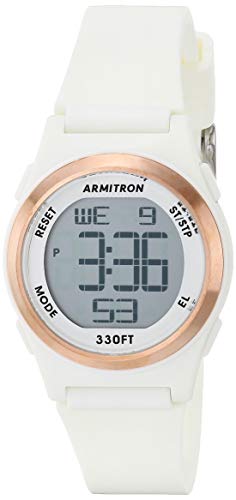 腕時計 アーミトロン レディース Armitron Sport Women's Quartz Sport Watch with Resin Strap, White, 14 (Model: 45/7102WRG)腕時計 アーミトロン レディース｜angelica