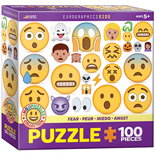 ジグソーパズル 海外製 アメリカ EuroGraphics Fear Emoji (100 Piece) Puzzleジグソーパズル 海外製 アメリカ|angelica