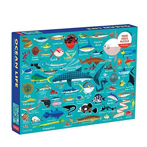ジグソーパズル 海外製 アメリカ Mudpuppy - Ocean Life 1000 Piece Jigsaw Puzzle for Adultsジグソーパズル 海外製 アメリカ|angelica