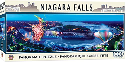 ジグソーパズル 海外製 アメリカ MasterPieces - 1000 Piece Jigsaw Puzzle, Niagara Falls Panoramic, Fun for Adults, Family, Kids 13"x39ジグソーパズル 海外製 アメリカ|angelica