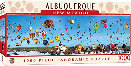 ジグソーパズル 海外製 アメリカ MasterPieces 1000 Piece Jigsaw Puzzle For Adults, Family, Or Youth - Albuquerque Balloons Panoramic - 13"x39"ジグソーパズル 海外製 アメリカ|angelica