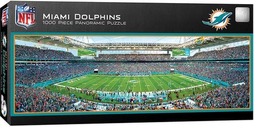 ジグソーパズル 海外製 アメリカ Masterpieces 1000 Piece Jigsaw Puzzle - NFL Miami Dolphins Panoramic Wall Art Decor - 13"x39" - Ages 13+ジグソーパズル 海外製 アメリカ｜angelica 12,854円