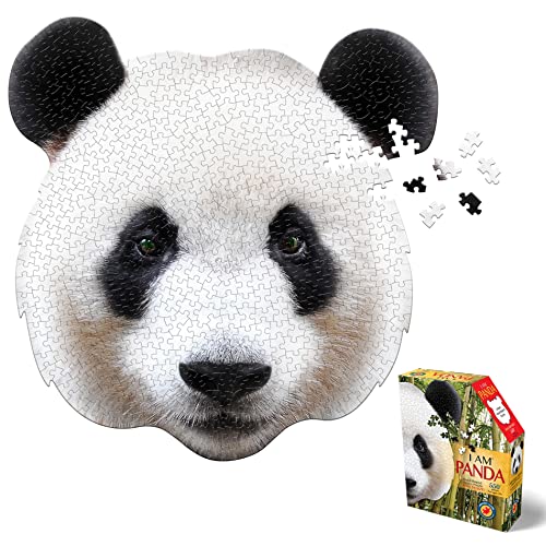 ジグソーパズル 海外製 アメリカ Madd CAPP Puzzles - I AM Panda - 550 Pieces - Animal Shaped Jigsaw Puzzleジグソーパズル 海外製 アメリカ｜angelica