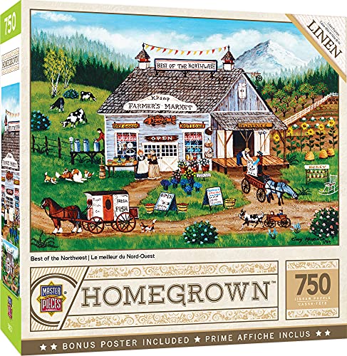ジグソーパズル 海外製 アメリカ Masterpieces 750 Piece Jigsaw Puzzle For Adults and Family - Best Of The Northwest - 18"x24"ジグソーパズル 海外製 アメリカ|angelica