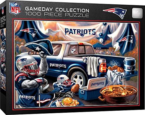 ジグソーパズル 海外製 アメリカ Masterpieces 1000 Piece Jigsaw Puzzle for Adults - NFL New England Patriots Gameday - 19.25"x26.75"ジグソーパズル 海外製 アメリカ｜angelica