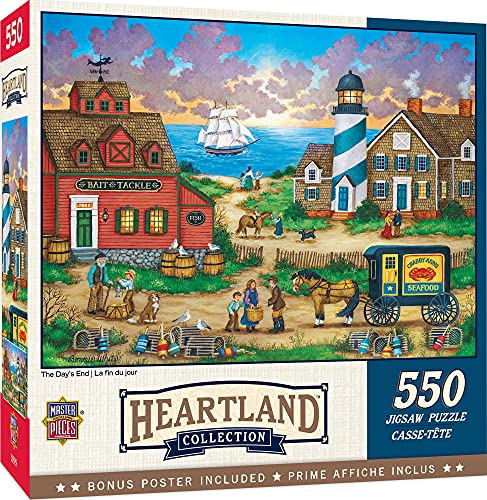 ジグソーパズル 海外製 アメリカ MasterPieces - 550 Piece Jigsaw Puzzle, The Days End, Fun for Adults, Family, Kids, 18" x 24"ジグソーパズル 海外製 アメリカ|angelica